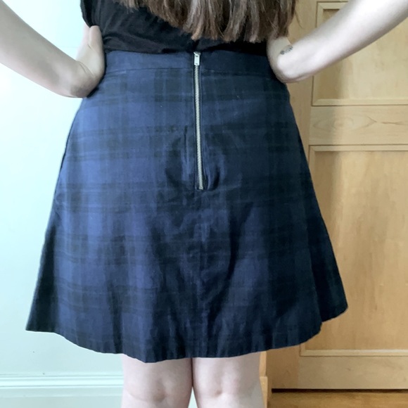 Gap Cotton Plaid Short Skirt, Size L - Picture 11 of 12